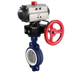 氣動帶手動蝶閥 氣動帶手動蝶閥