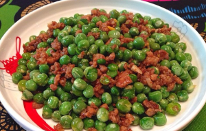 肉末炒青豆 肉末炒青豆