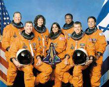 罹難太空人及飛機殘骸