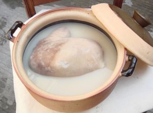 豬肚包雞的做法