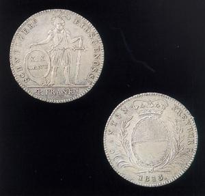 （圖）1813年瑞士 銀幣 