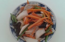 肉丁炒紅薯 肉丁炒紅薯