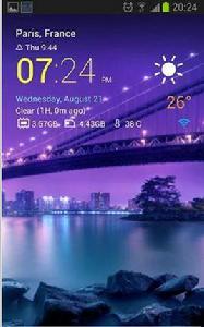 透明天氣時鐘 透明天氣時鐘