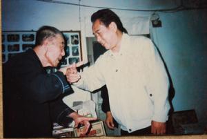 楊式太極拳傳人趙幼斌拜訪李迪生