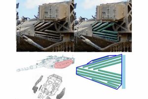 梅卡瓦Mk3坦克炮塔裝甲防護模組