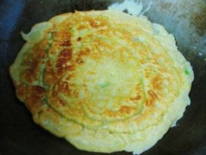 蔥花雞蛋燙麵餅 蔥花雞蛋燙麵餅