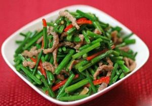 自製韭菜肉絲 自製韭菜肉絲