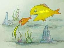 小魚吃蝦米[詞語]