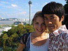 米雪兒與眾人合影