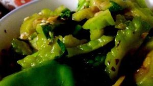 炒青椒涼瓜 炒青椒涼瓜