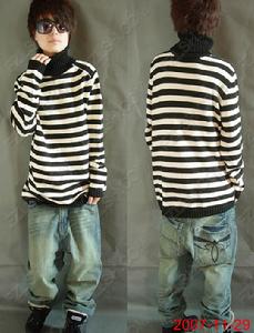 非主流高領毛衣