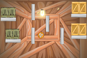 鬼臉小球打箱子