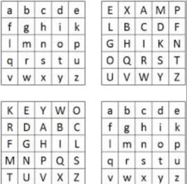 四方密碼 四方密碼