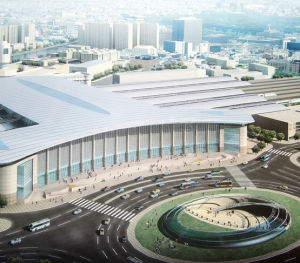 實施擴建工程後的天津站