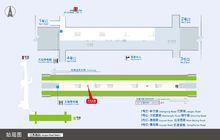 2號線、11號線江蘇路站站層圖