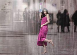 空氣雨傘