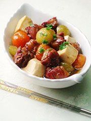 絞肉胡蘿蔔燉豆腐 絞肉胡蘿蔔燉豆腐