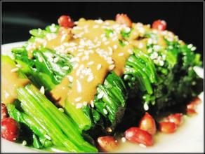 麻醬拌菠菜 麻醬拌菠菜