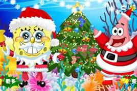 海綿寶寶過聖誕節