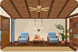 逃離海邊舒適小屋