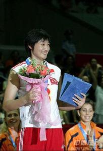 楊昊獲得最佳發球