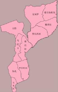 莫三比克行政區劃