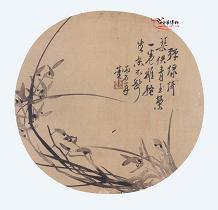 清李汝南蘭花圖