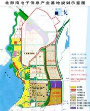 北部灣電子產業園合浦工業走廊規劃示意圖