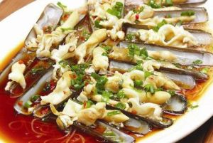 蔥油海蟶 蔥油海蟶