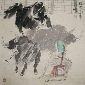 山東文軒畫廊推薦畫家王利峰國畫藝術賞析