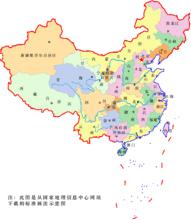 中國行政地圖