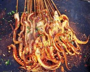 鐵板烤魷魚 鐵板烤魷魚