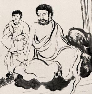 懷素像(翁同龢繪)