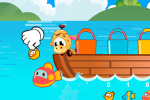 小牛寶貝捉大魚 小牛寶貝捉大魚