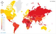 2010年全球清廉度排行榜 by chenfeng