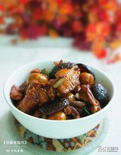 香菇板栗雞煲