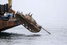 泰國將報廢的69式坦克拋棄