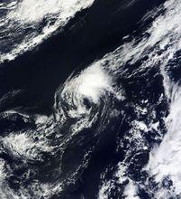 熱帶低氣壓衛星雲圖