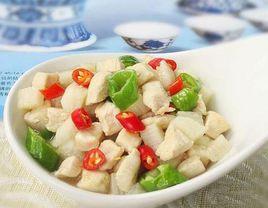 山藥炒雞丁 山藥炒雞丁