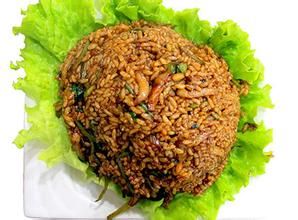 口蘑捲心菜肉炒飯 口蘑捲心菜肉炒飯