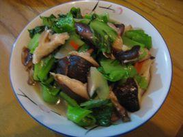清炒香菇蓋菜 清炒香菇蓋菜