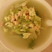 海蝦白菜雞蛋煲 海蝦白菜雞蛋煲