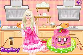 小女孩做蛋糕 小女孩做蛋糕