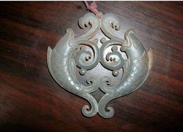 雙魚玉佩[出土文物遼代玉器]