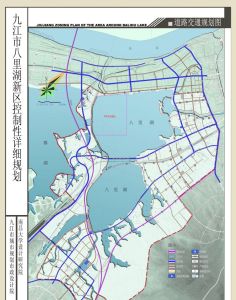 八里湖新區道路交通規劃圖