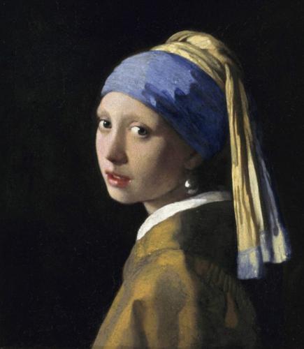 戴珍珠耳環的少女[荷蘭約翰內斯·維米爾1665年創作繪畫]