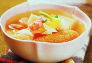竹蓀蝦仁扒豆腐 竹蓀蝦仁扒豆腐