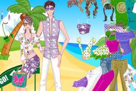 海灘情侶 海灘情侶