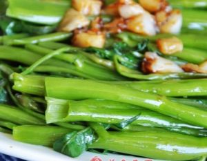 水燙水通菜 水燙水通菜