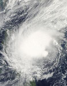 颱風布拉萬雲圖
